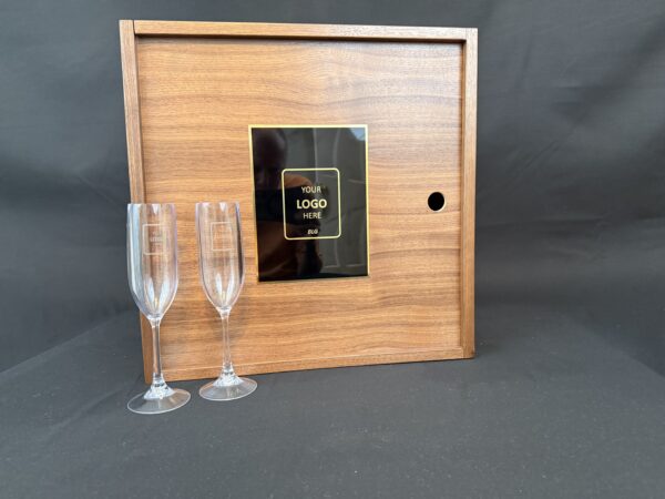 Acrylic Champagne Glass Kit - 12 Pack