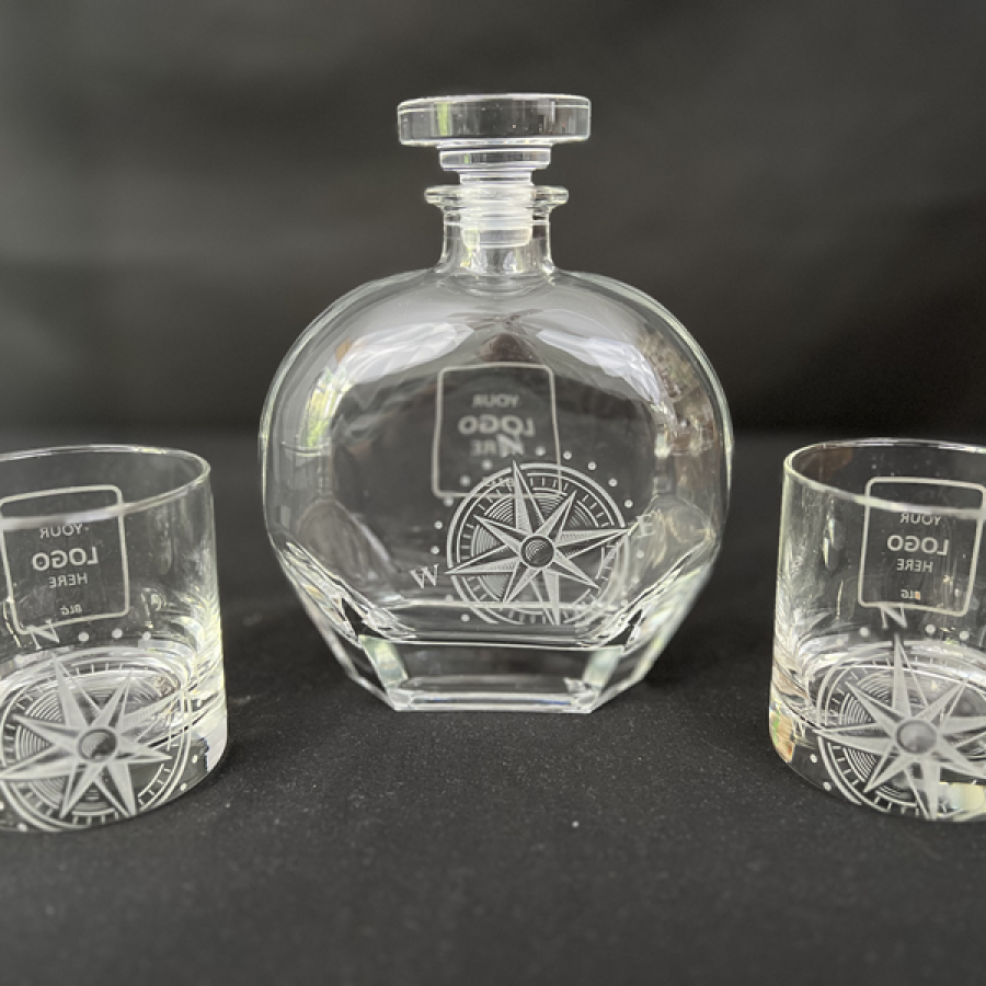 Compass Star Decanter Package Brand Lab Gear