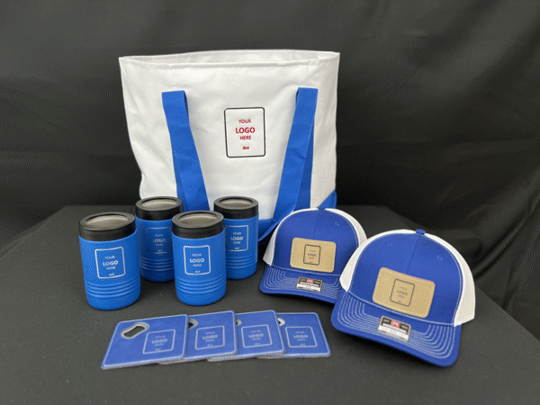 Custom Branded Welcome Package Royal Blue