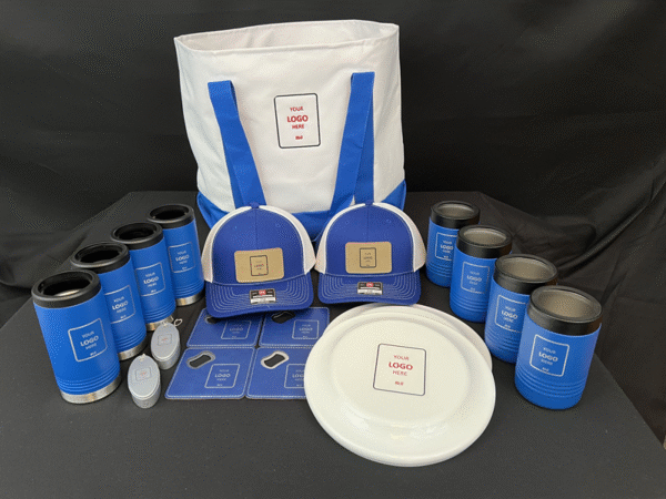 Custom Branded Thank You Package Royal Blue