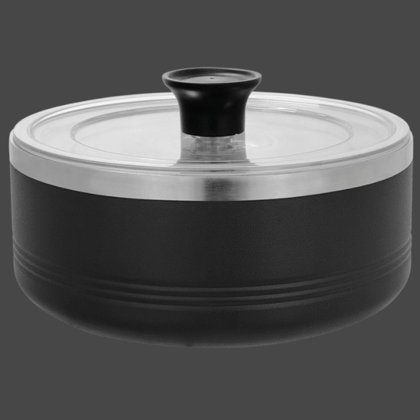 1.25 quart serving bowl in black
