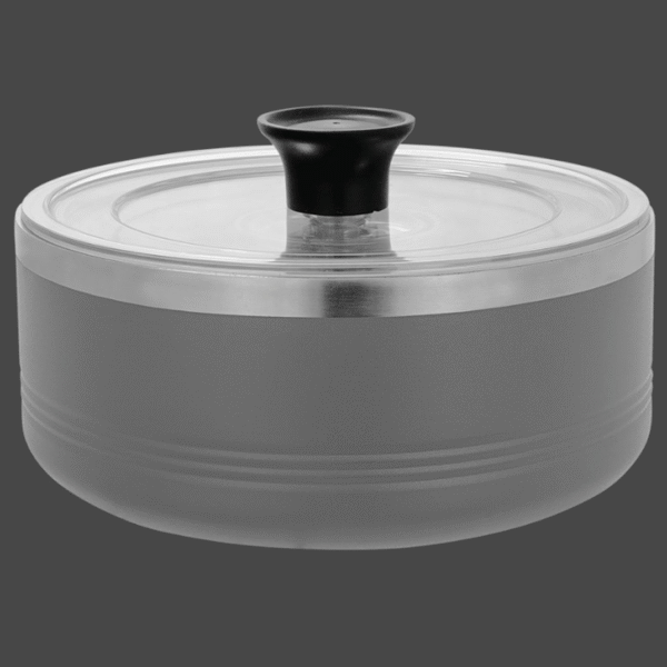 1.25 quart serving bowl in dark gray
