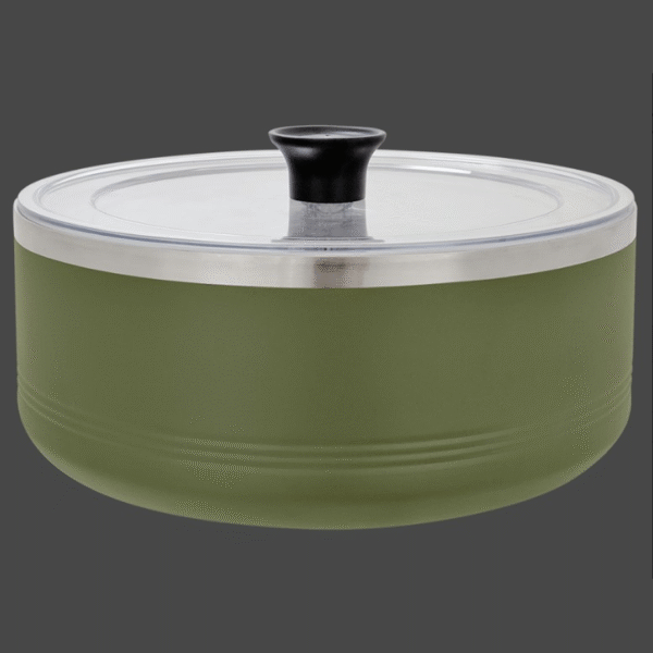 3 quart serving bowl in olive