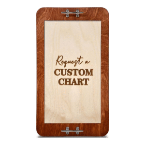 Custom Nautical Map Boat Cleat Serving Tray
